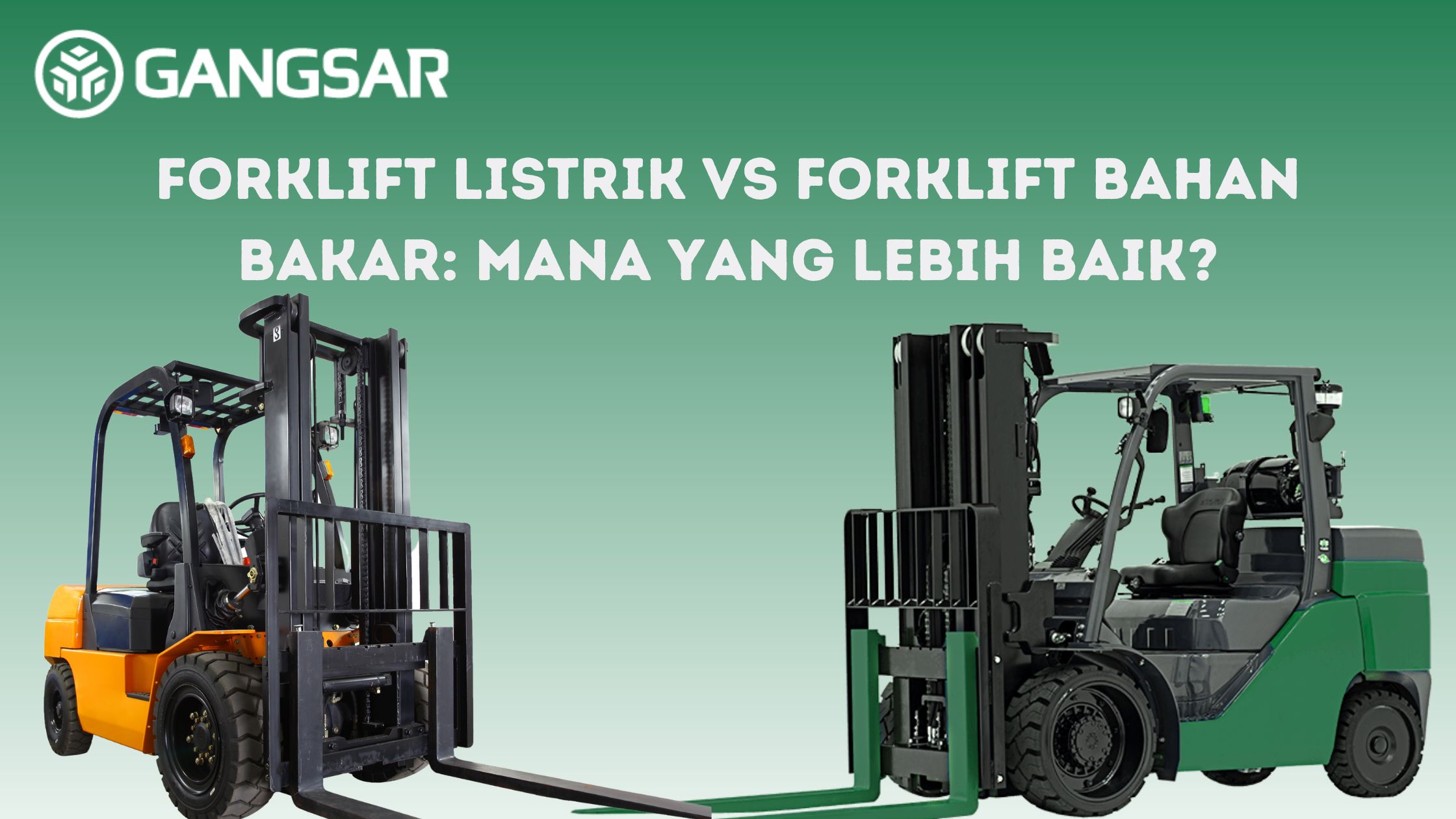 Forklift Listrik vs Forklift Bahan Bakar